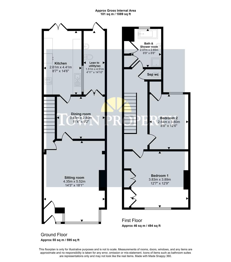 Property Details for Stanley Road Eastbourne BN22 8JP Town Property